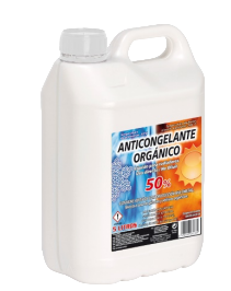 Anticongelante 50 % orgánico amarillo. Garrafa 5L